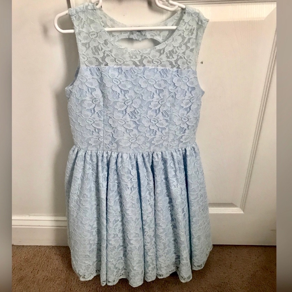 Powder blue dress